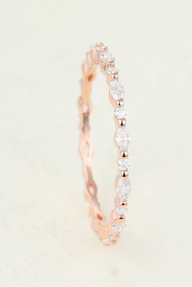 marquise-round-shaped-moissanite-alternative-stone-wedding-band