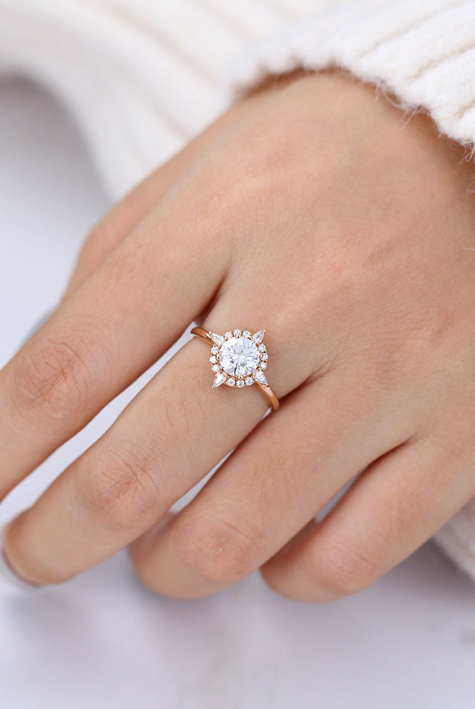 round-shaped-moissanite-halo-engagement-ring