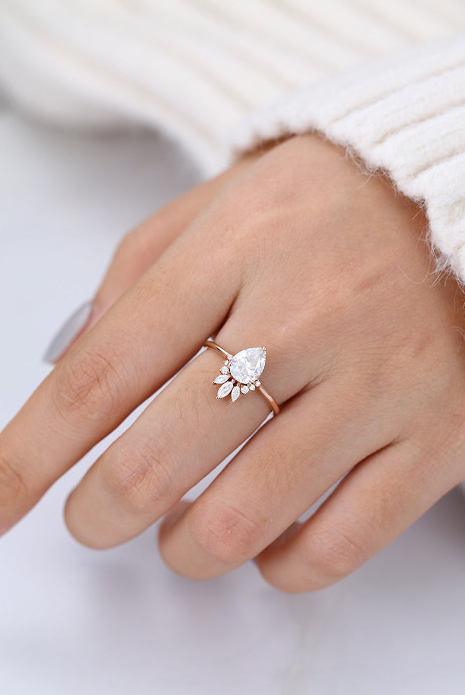 pear-shaped-moissanite-cluster-engagement-ring-2