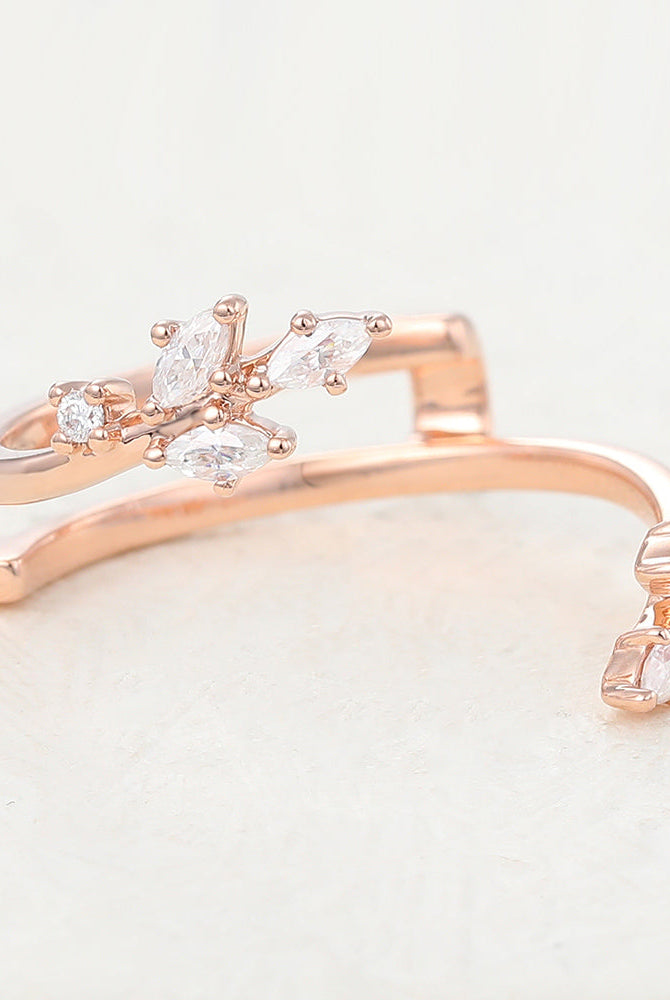 round-marquise-shaped-moissanite-open-wedding-band