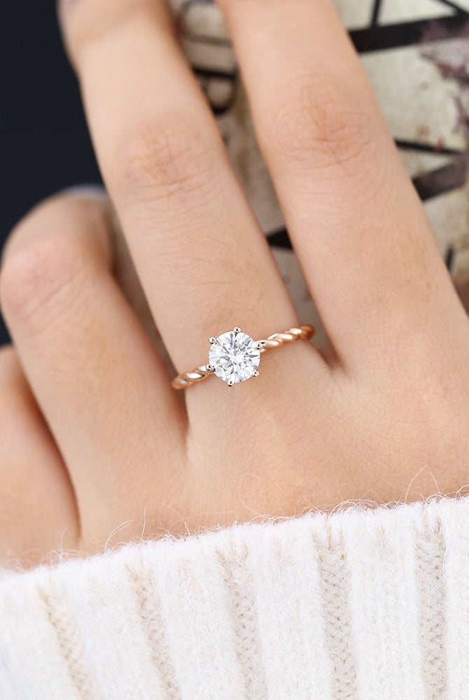 round-shaped-moissanite-solitaire-engagement-ring-4