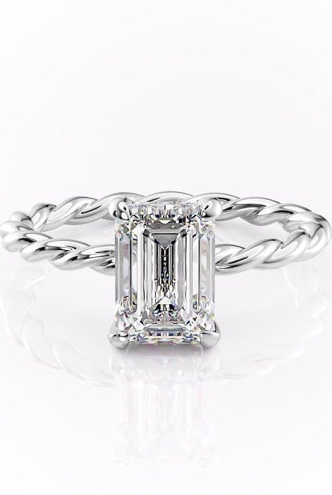 emerald-cut-hidden-halo-twisted-pave-setting-moissanite-engagement-ring