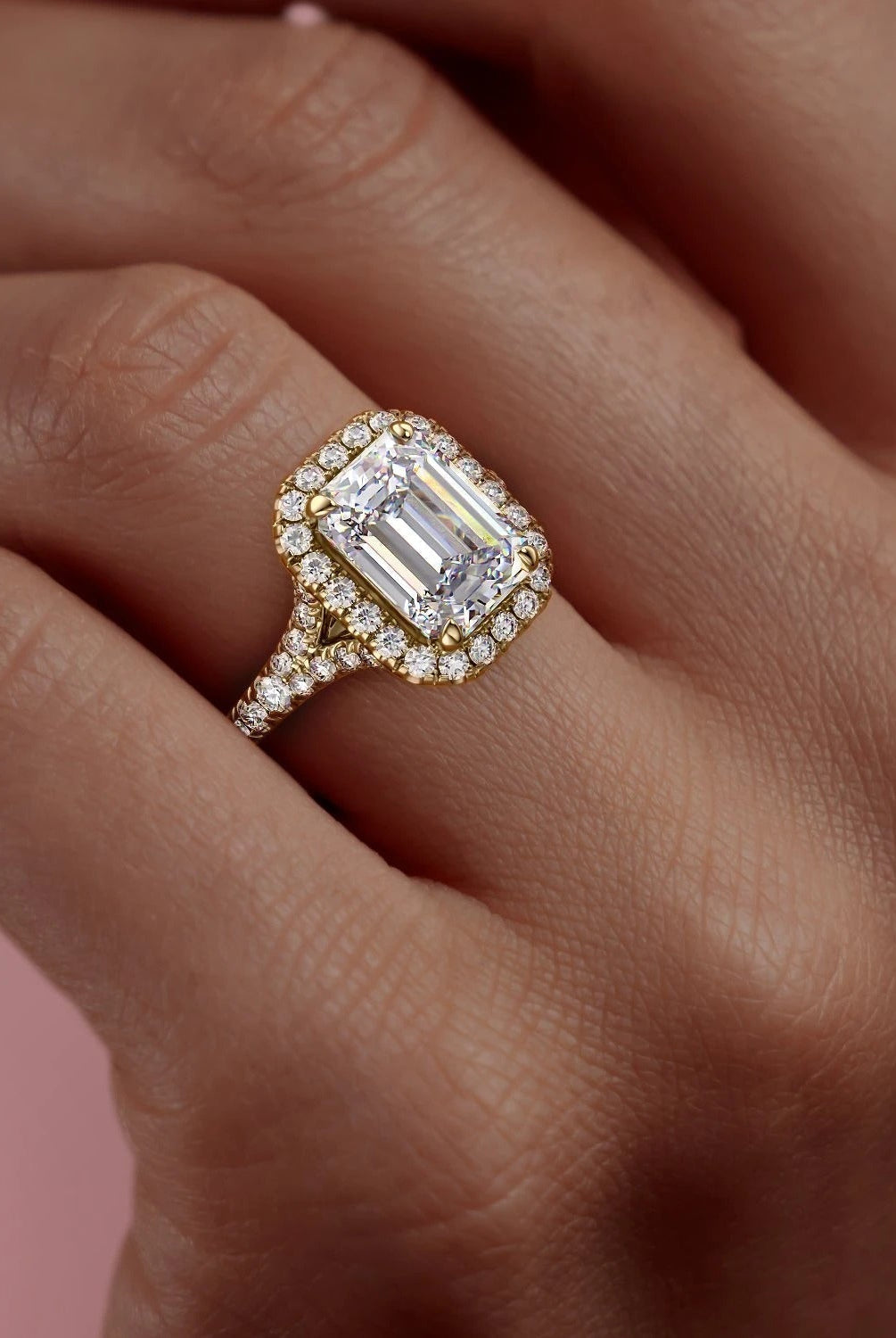 1-91-ct-emerald-cut-halo-split-shank-setting-moissanite-engagement-ring