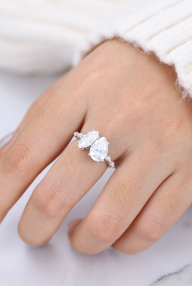 marquise-1-93-ct-pear-shaped-moissanite-two-stone-engagement-ring