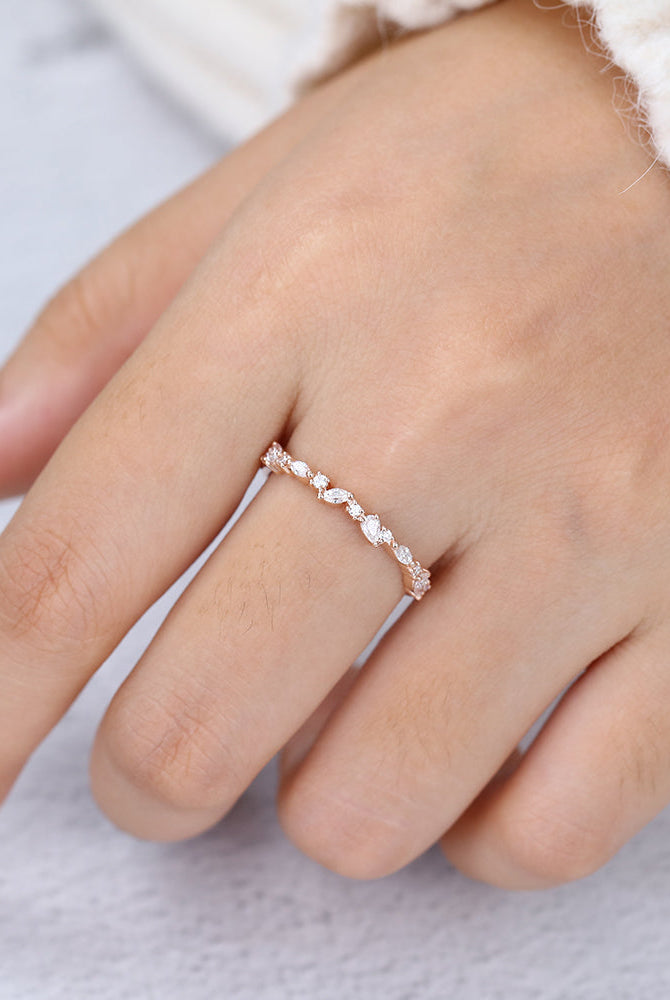 marquise-pear-round-shaped-moissanite-multi-stone-wedding-band