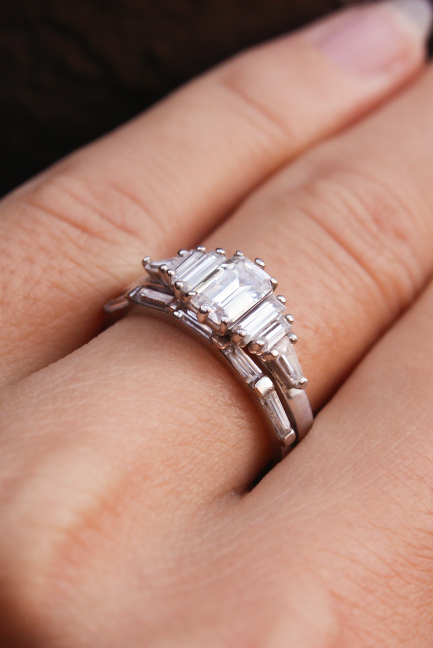 Moissanite jewelry care