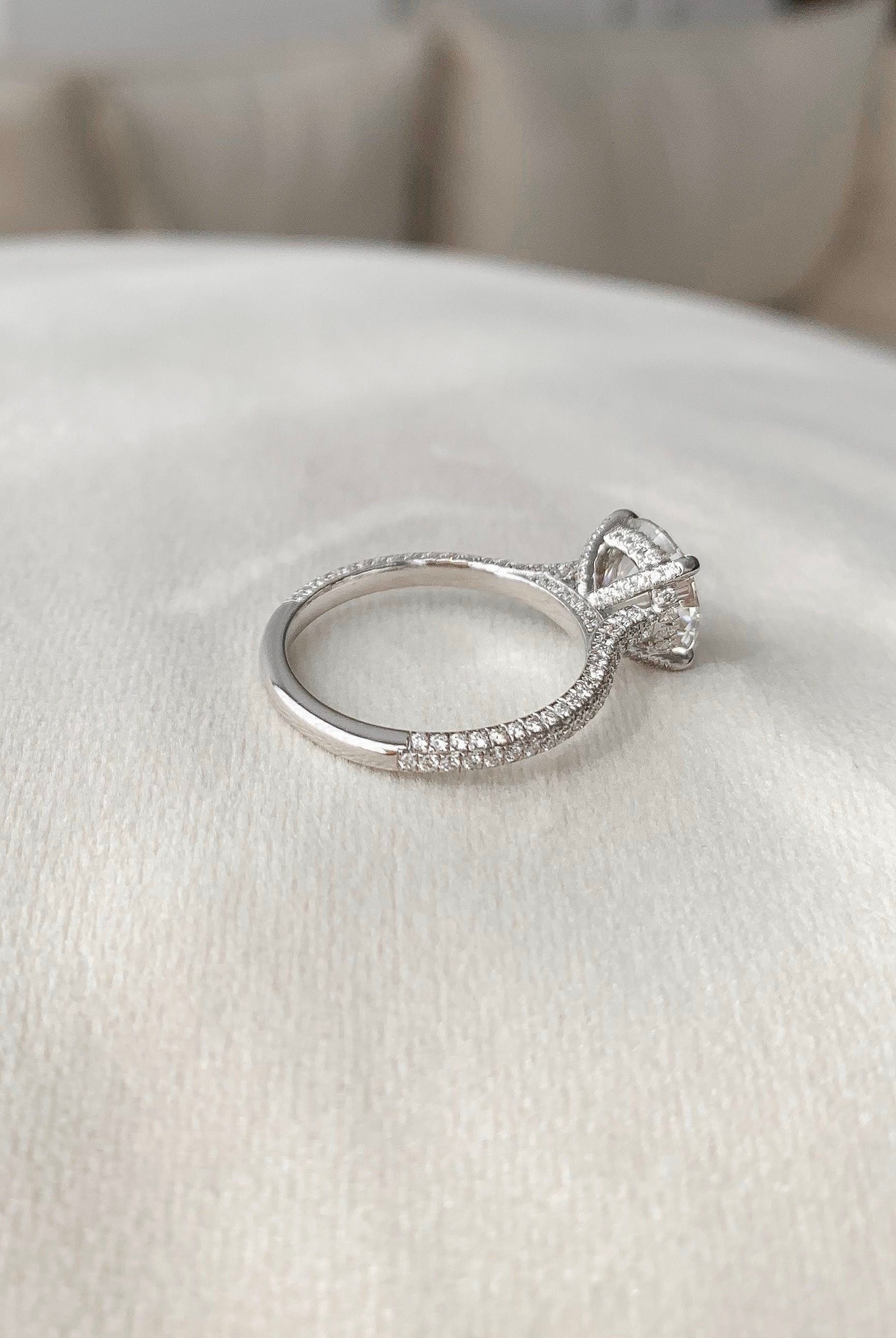 moissanite ring evolution