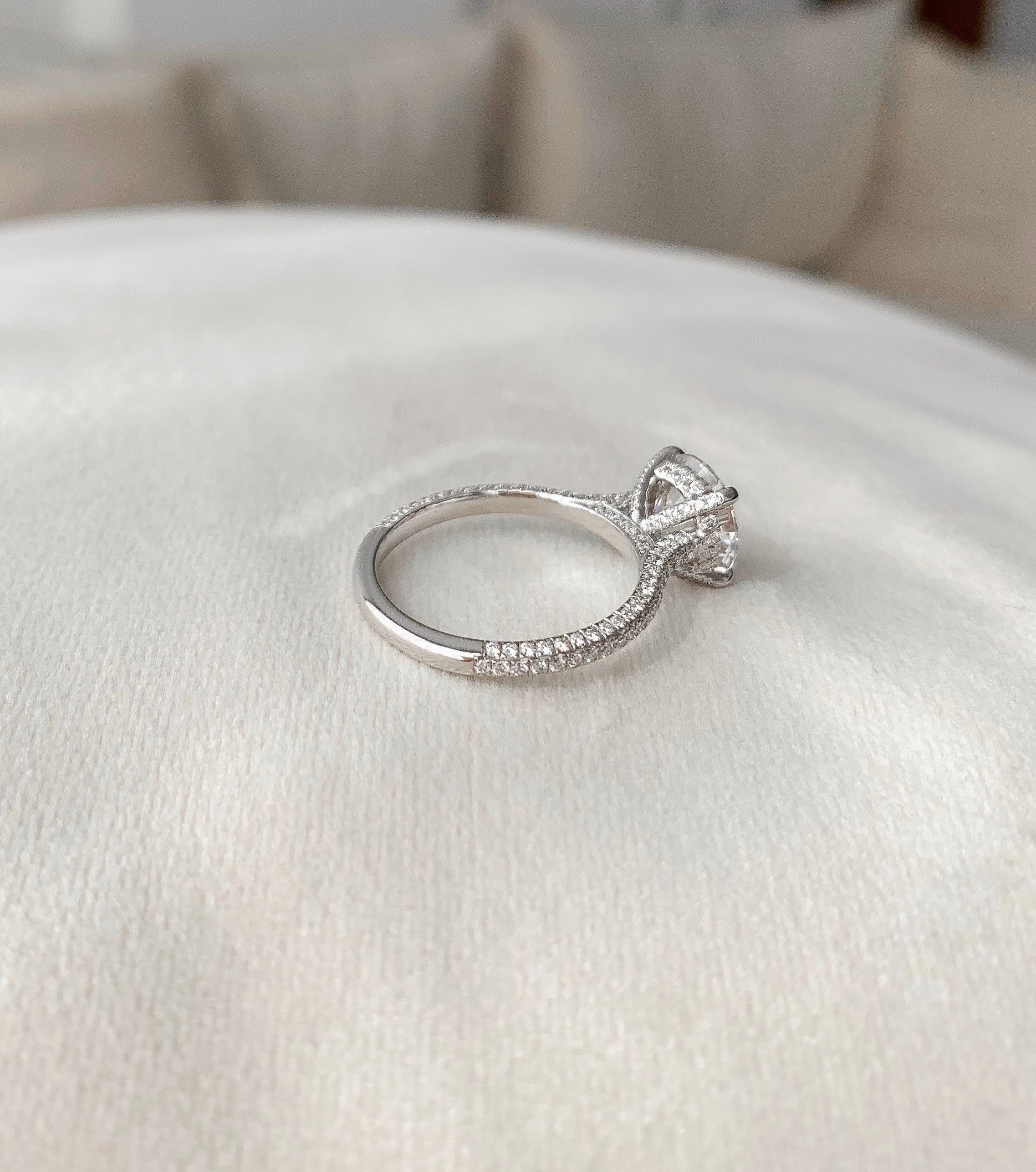 moissanite ring evolution