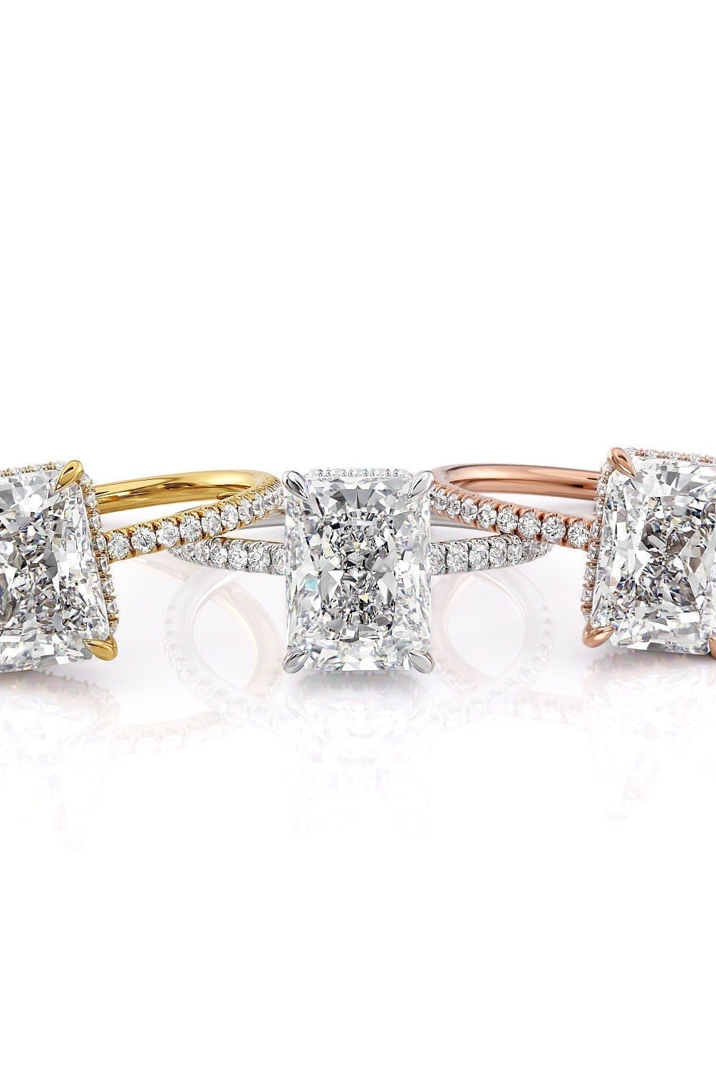 Moissanite engagement rings under $2000