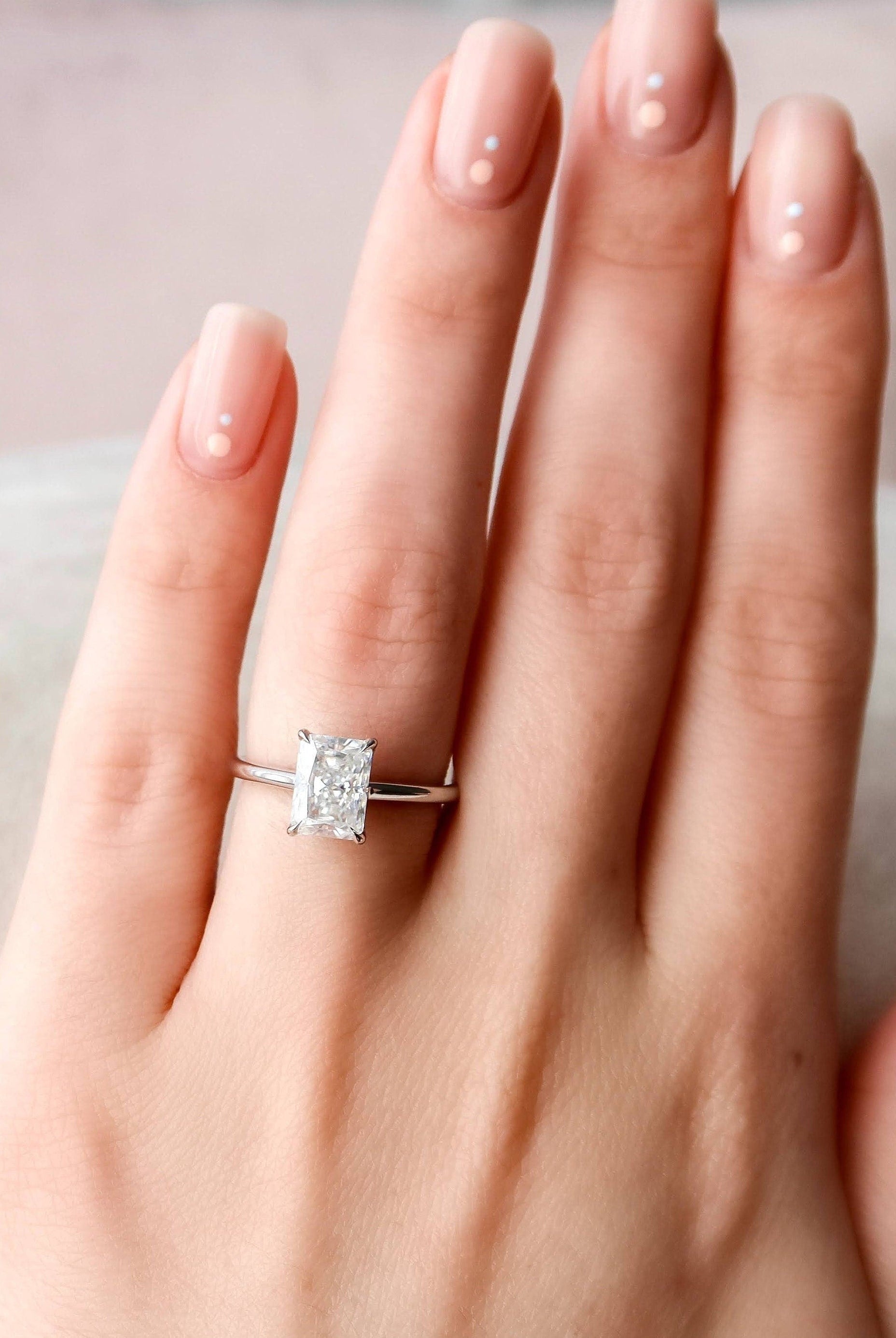 moissanite ring reimagining