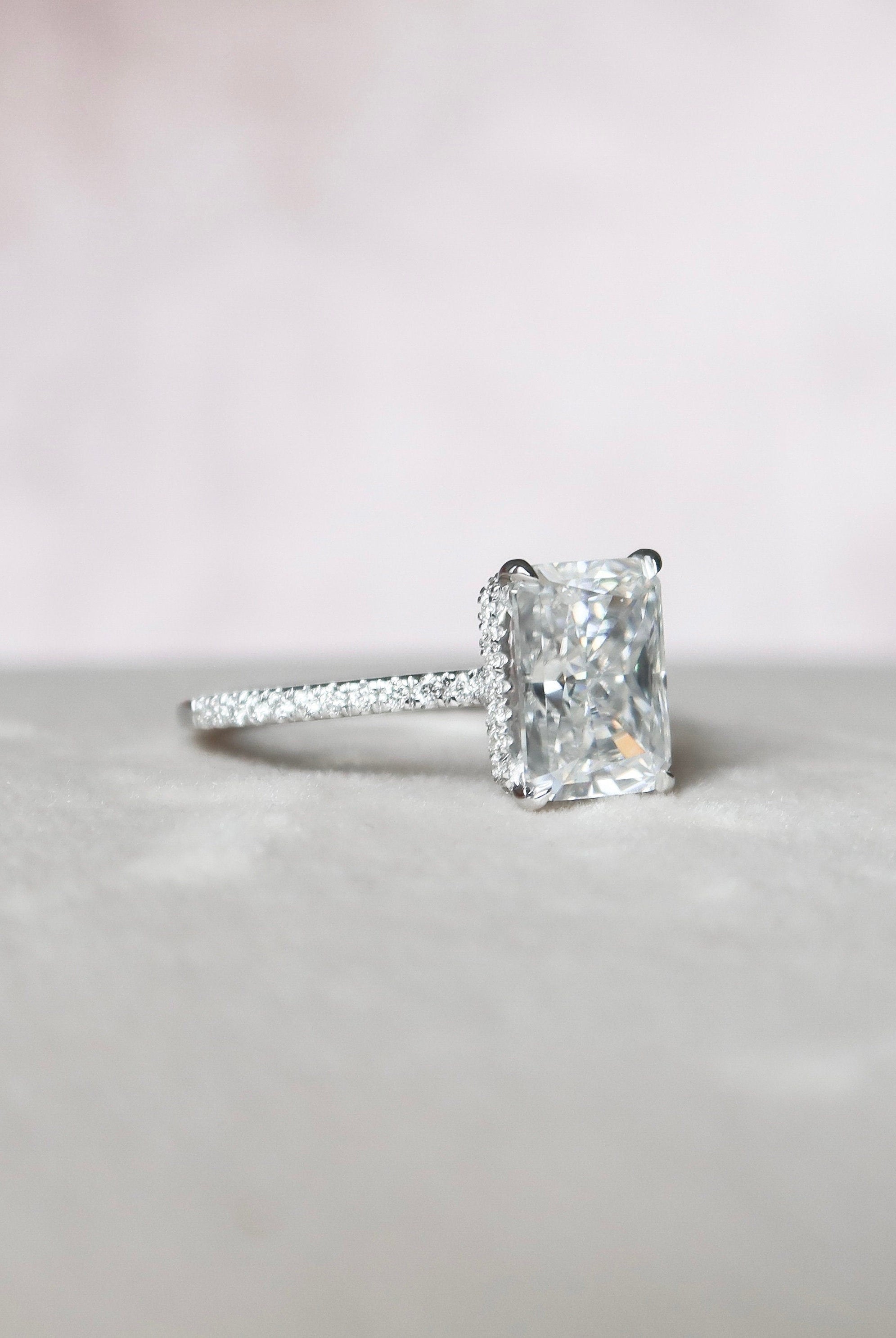 Luxurious gemstone engagement rings