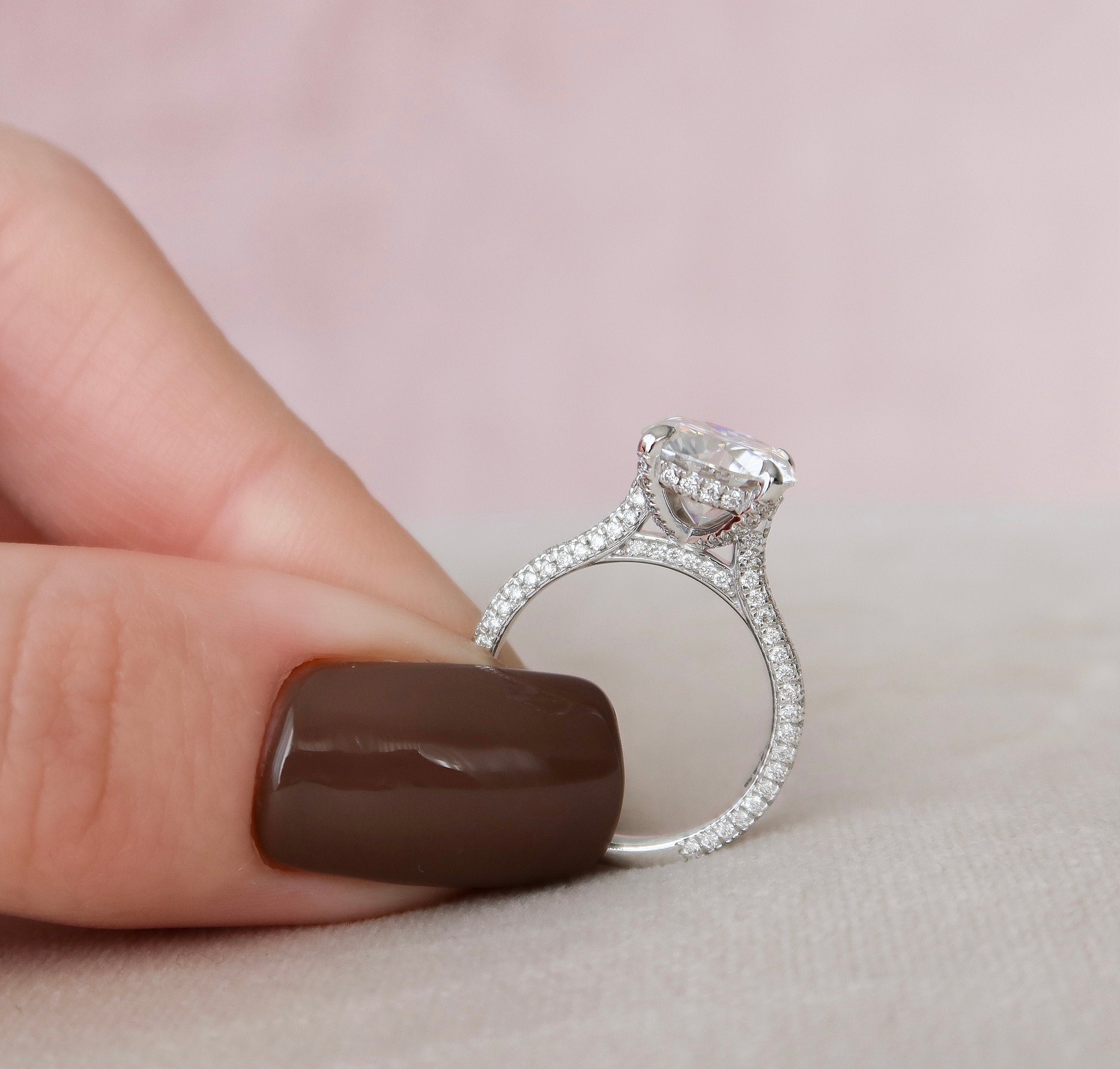 moissanite ring reimagining