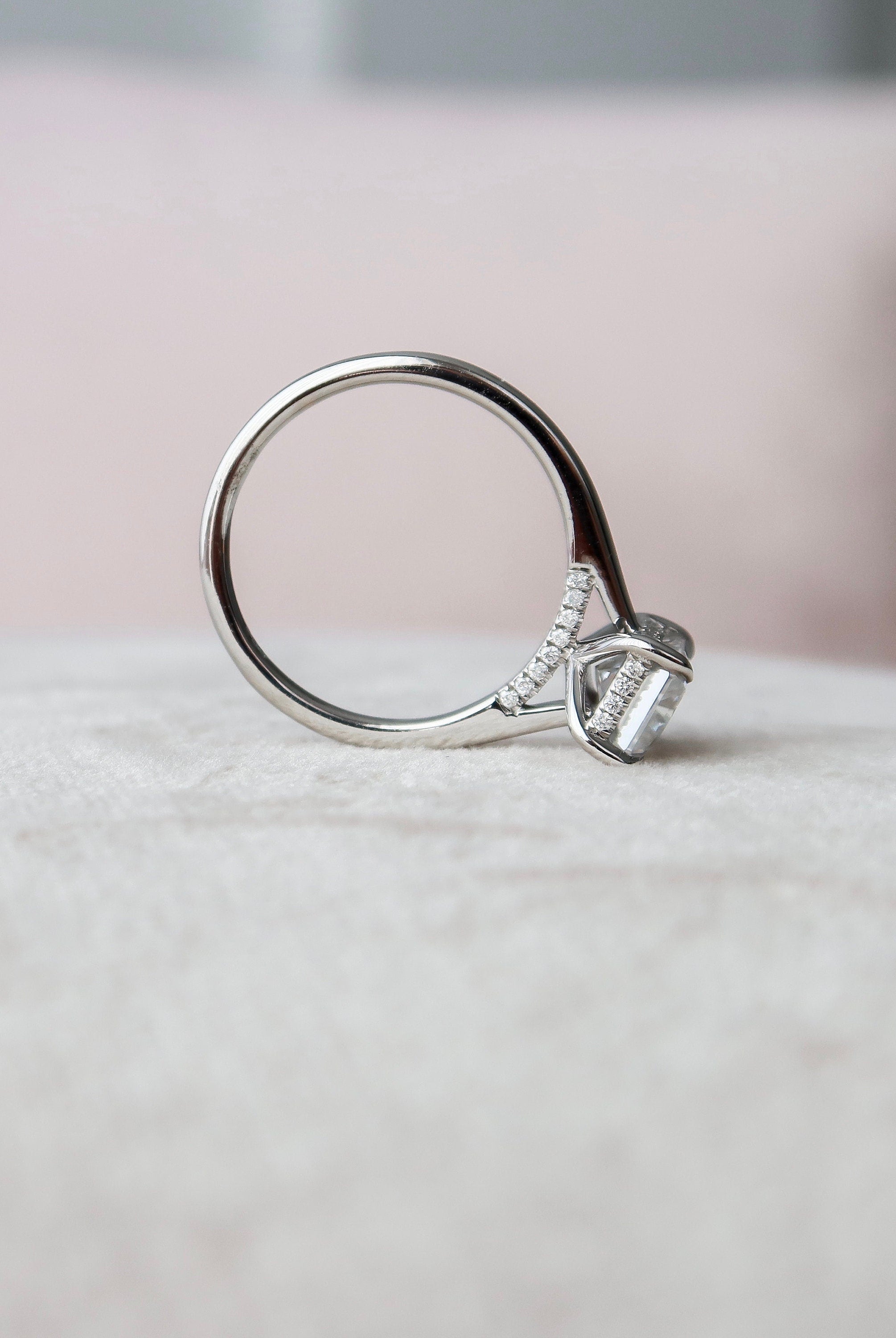 moissanite ring reinvention