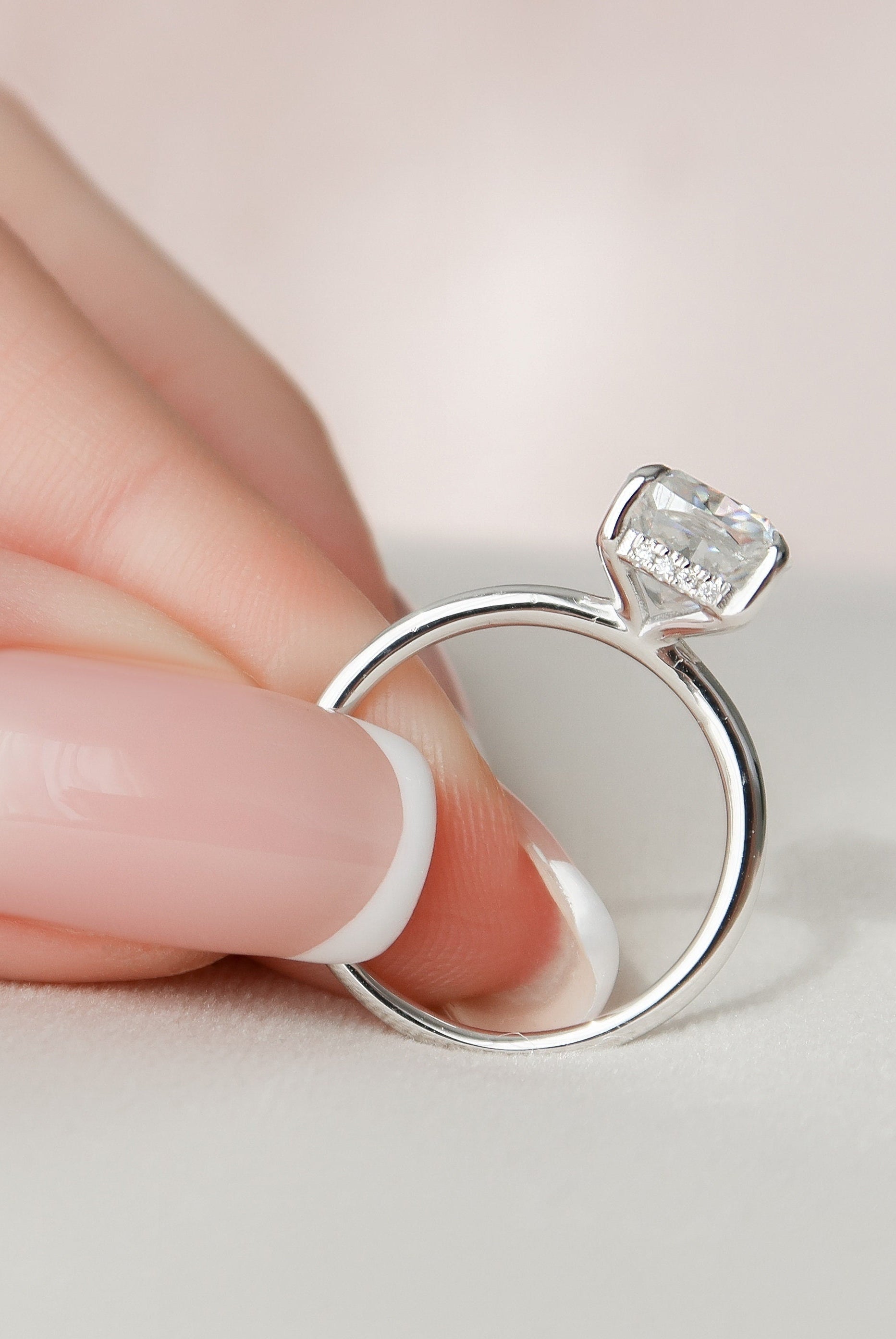 Moissanite wedding rings for sale