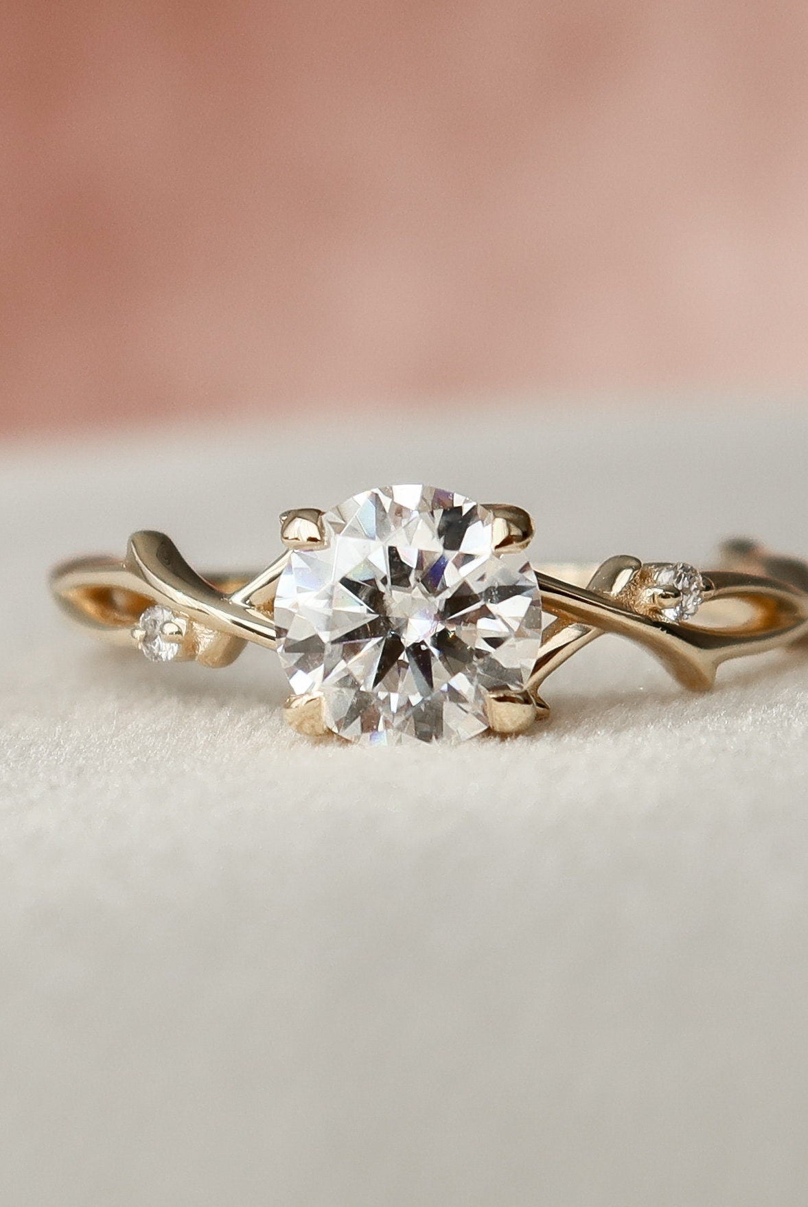 Moissanite diamond solitaire chain bangle bracelet offers online