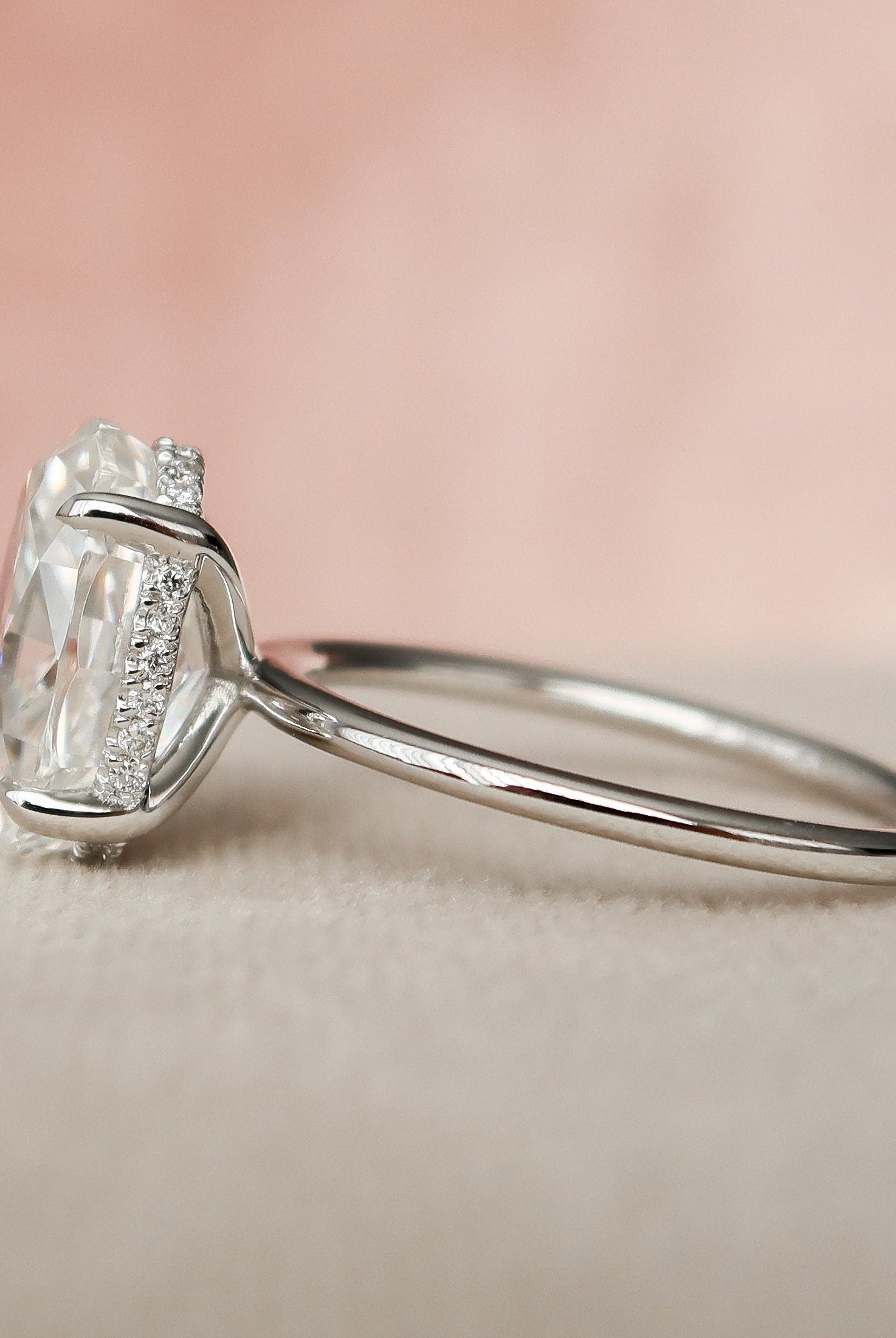 Budget-friendly moissanite rings