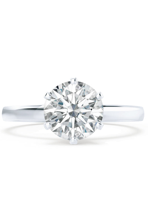 round-shaped-moissanite-solitaire-engagement-ring