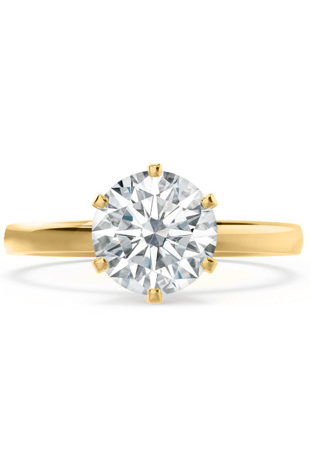 round-shaped-moissanite-solitaire-engagement-ring-7