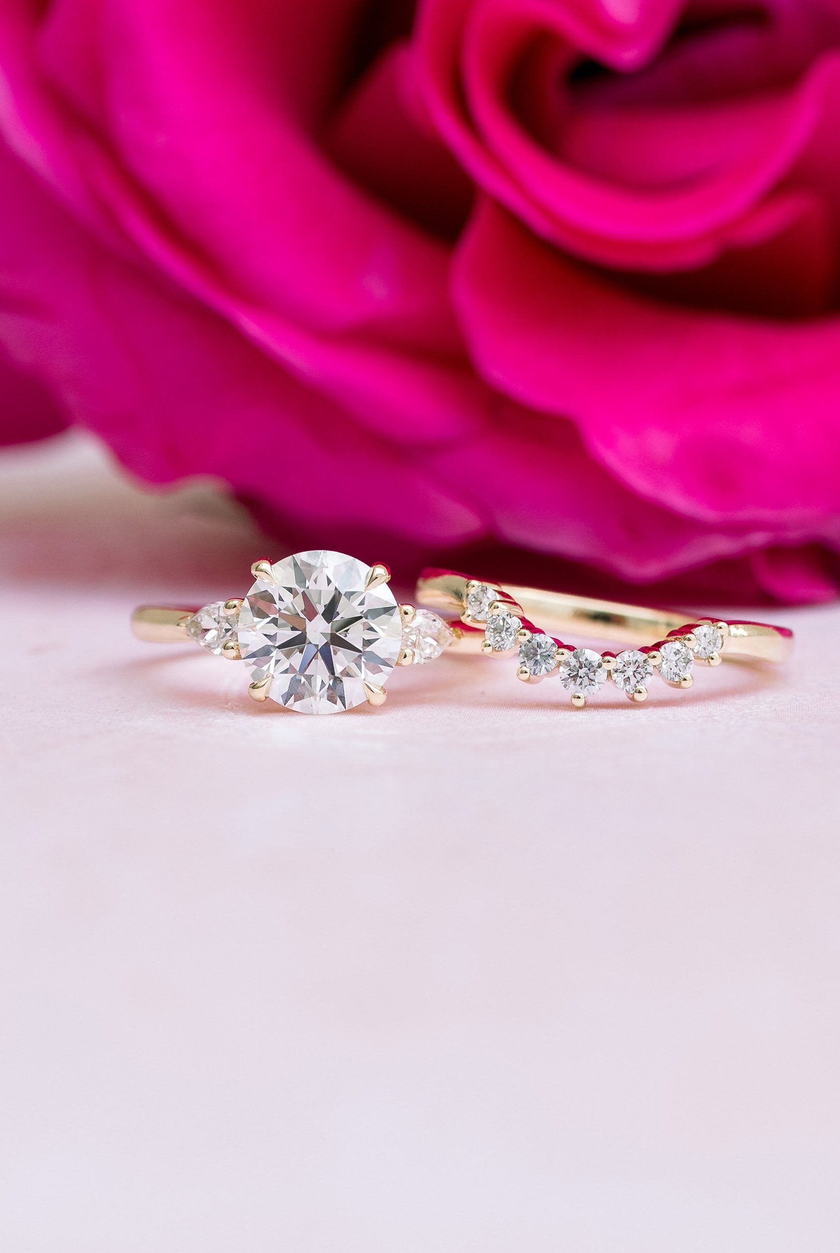Three Stone Engagement Ring