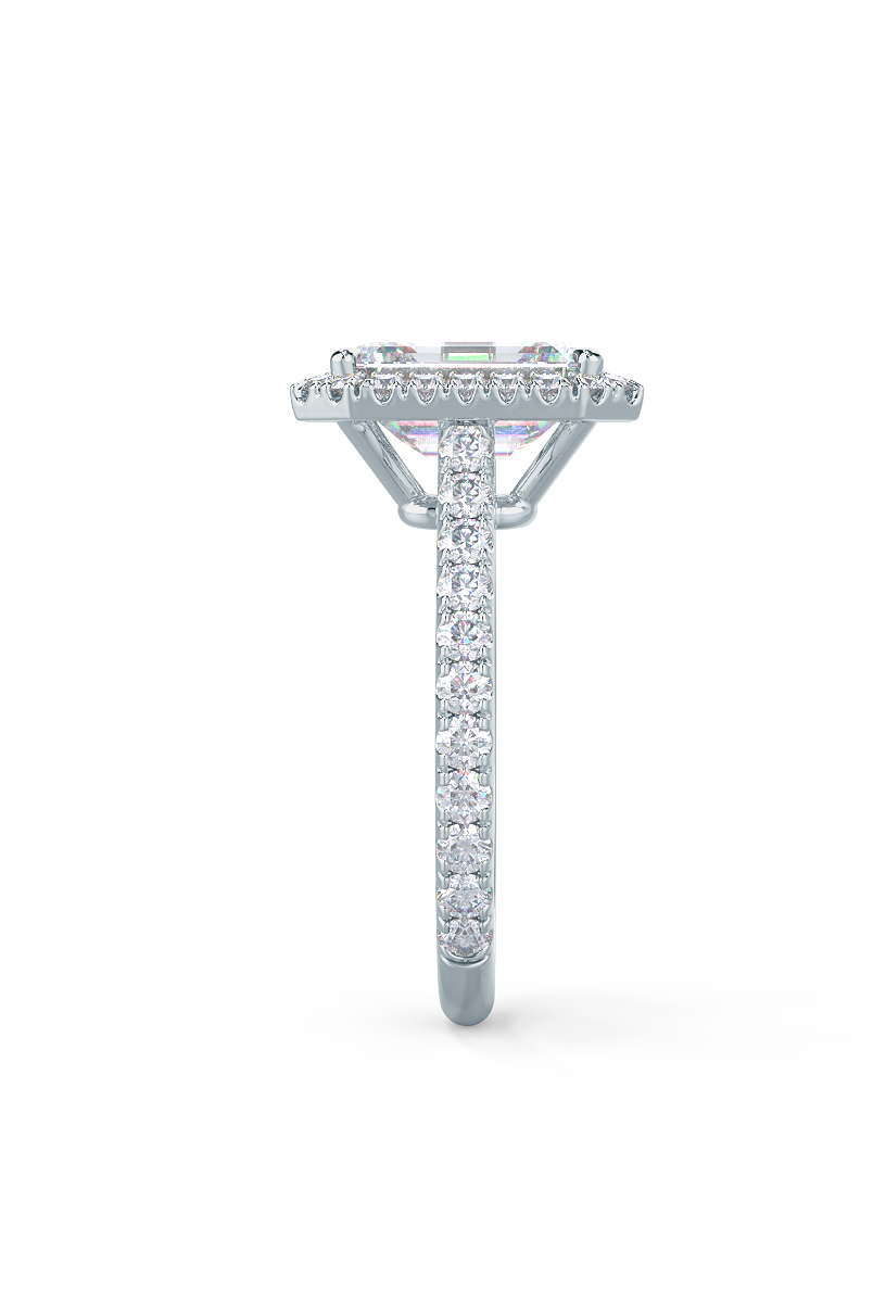 Moissanite diamond earrings