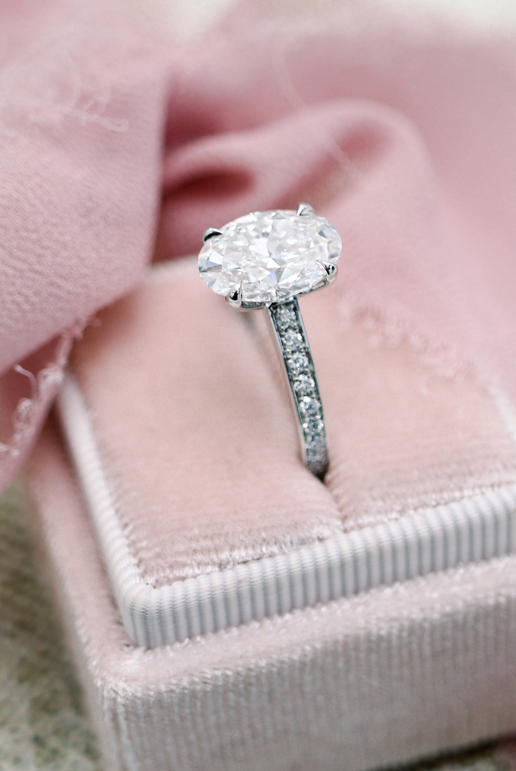 Classic moissanite rings