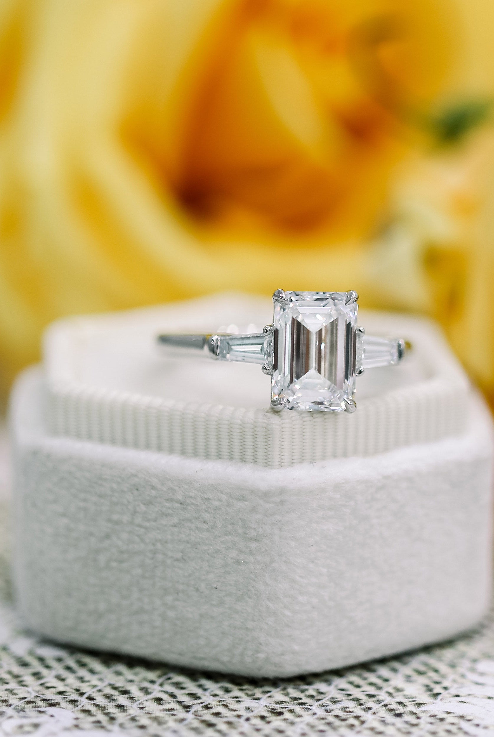 Moissanite wedding bands sale clearance