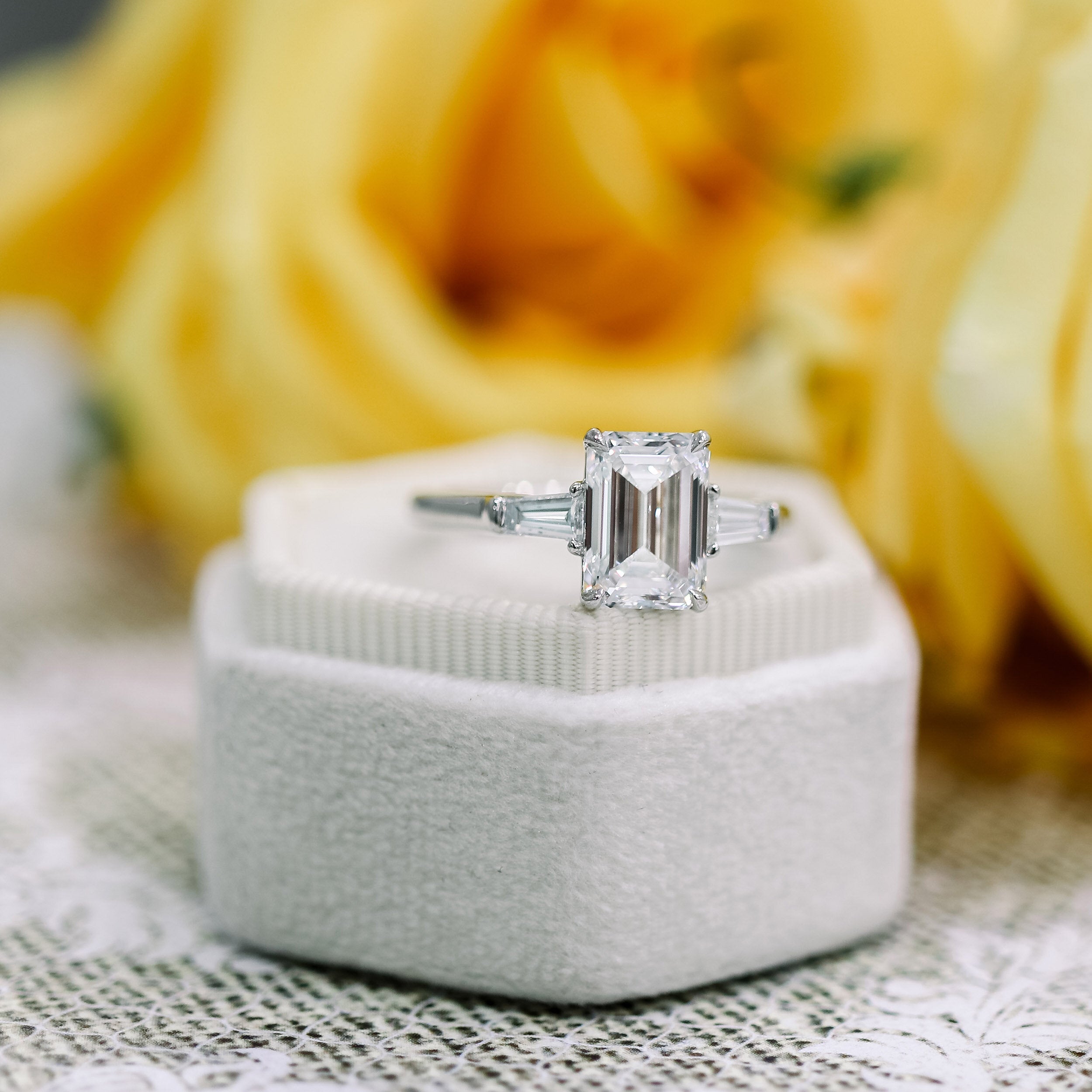 Moissanite wedding bands sale clearance