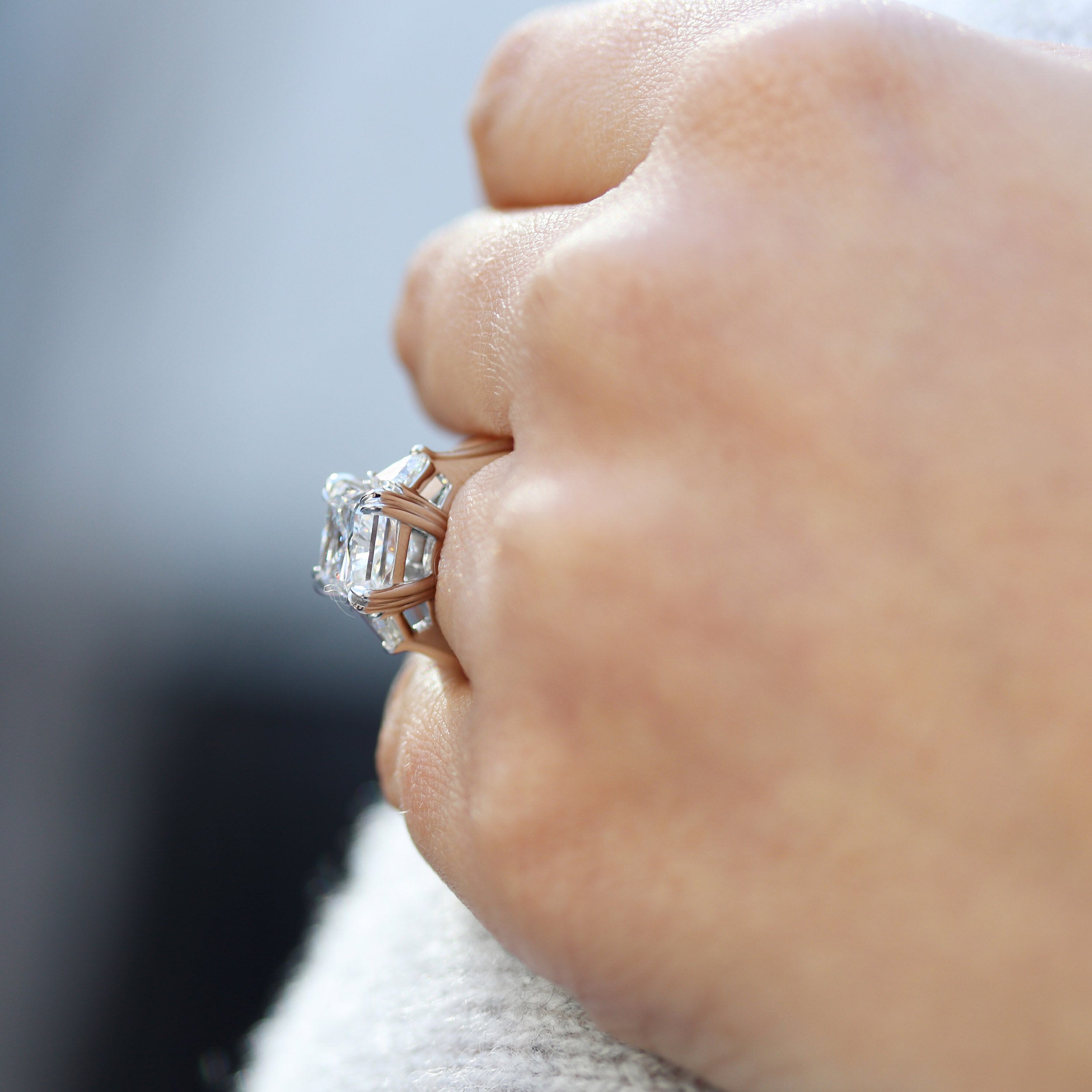 Moissanite bridal earrings discount