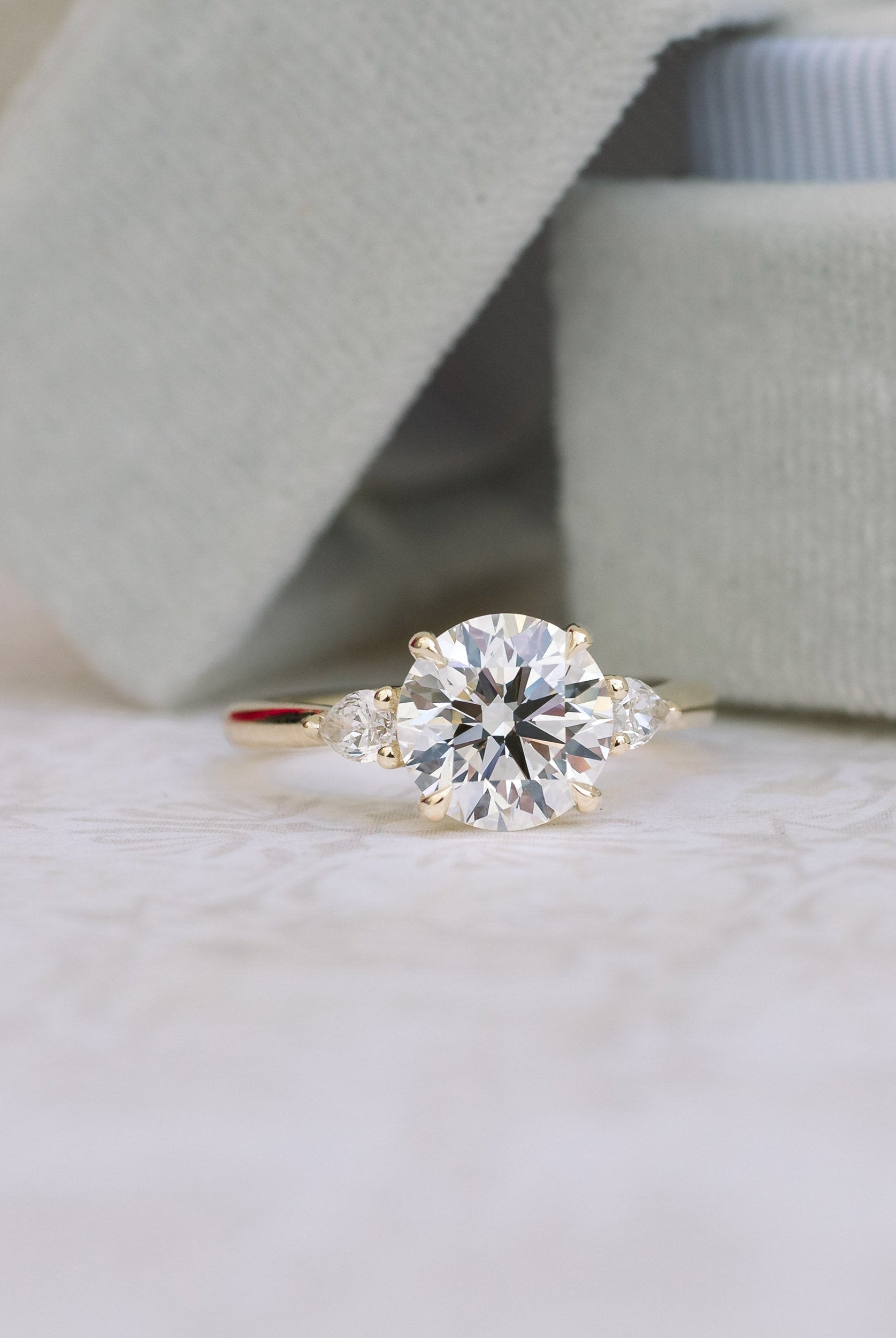 Moissanite Engagement Ring for Her
