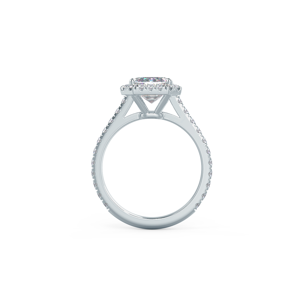Moissanite diamond rings