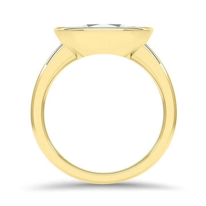 East West Marquise Cut Diamond Moissanite Engagement Ring For Women