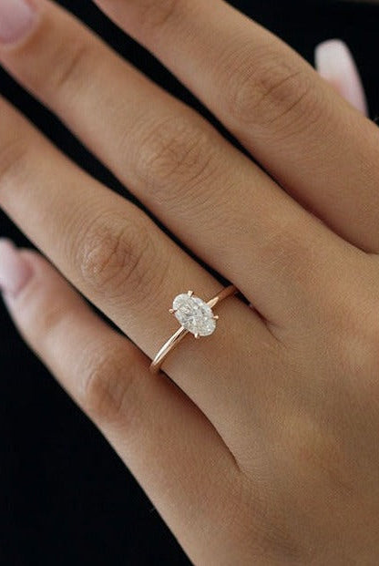 1.5 carat moissanite engagement ring