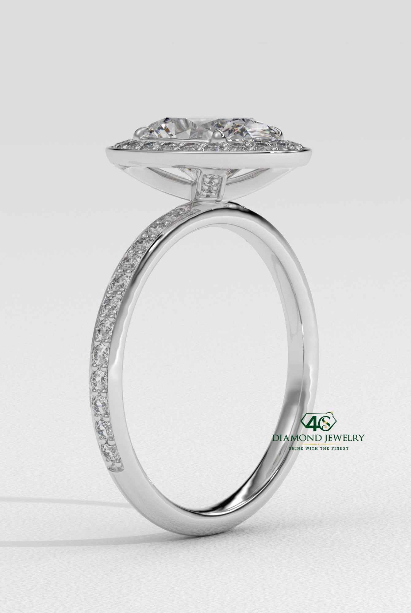 modern oval engagement ring, oval cut diamond with side stones, oval diamond three stone ring, oval cut diamond ring setting, oval diamond prong setting, luxury oval diamond ring