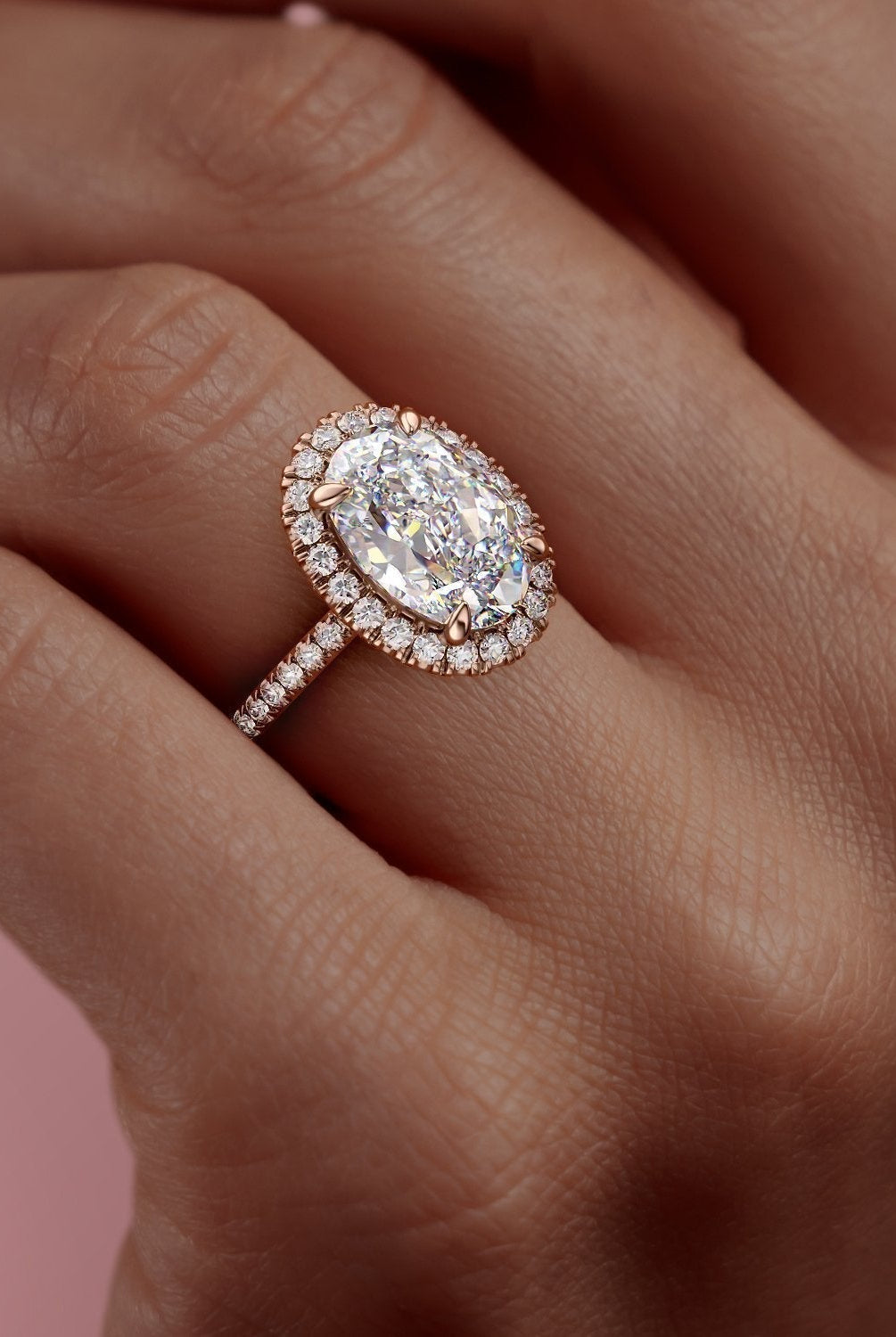 oval-cut-halo-pave-setting-moissanite-engagement-ring