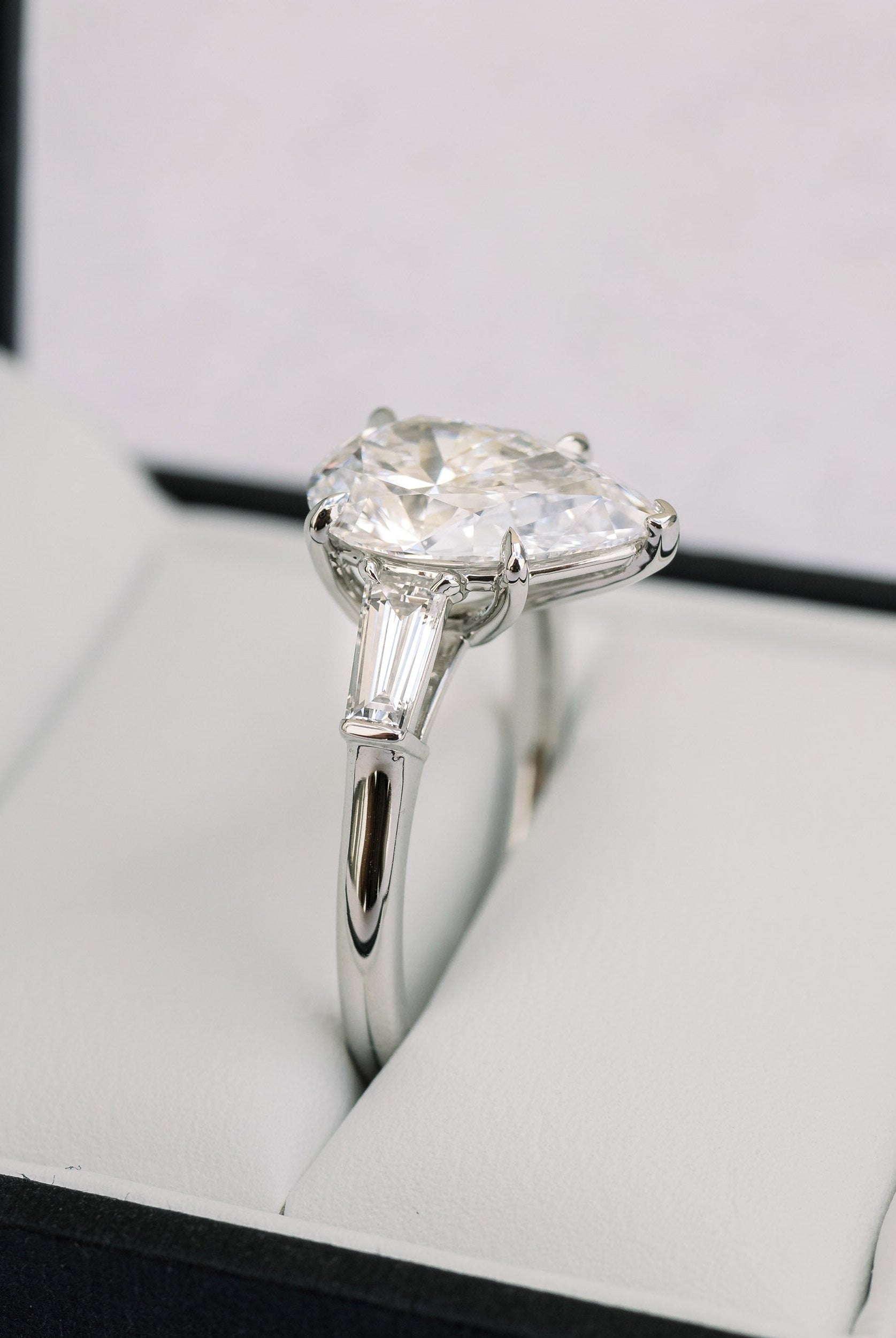 Moissanite engagement rings sale clearance