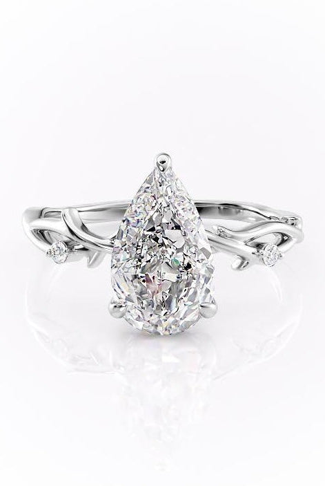 2-ct-pear-cut-solitaire-twig-style-moissanite-engagement-ring
