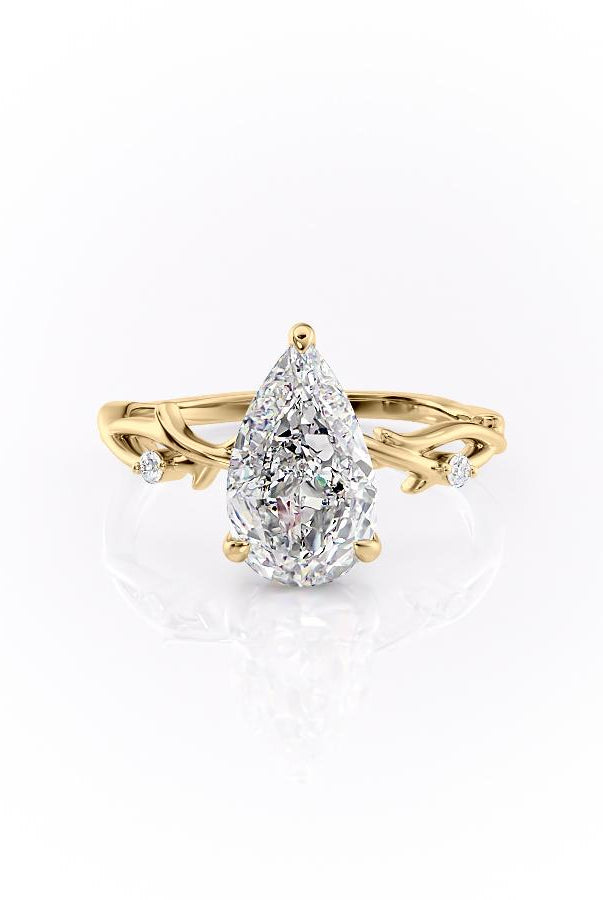 2-ct-pear-cut-solitaire-twig-style-moissanite-engagement-ring