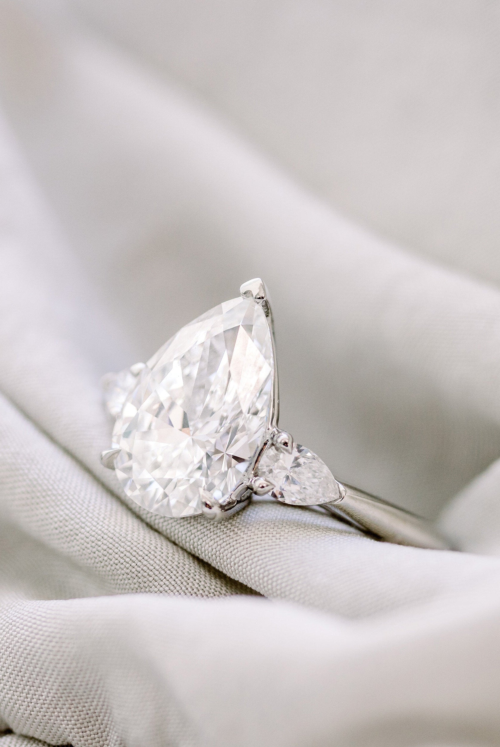 Pear Cut Engagement Ring