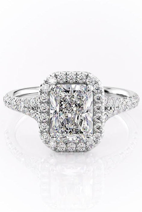 2-1-ct-radiant-cut-halo-split-shank-setting-moissanite-engagement-ring