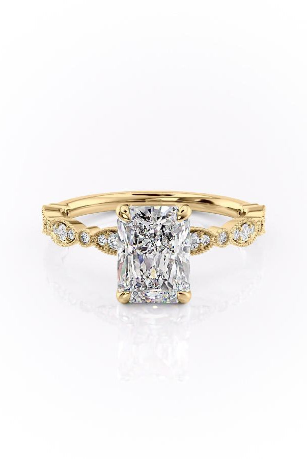 2-10-ct-radiant-milgrain-style-moissanite-engagement-ring
