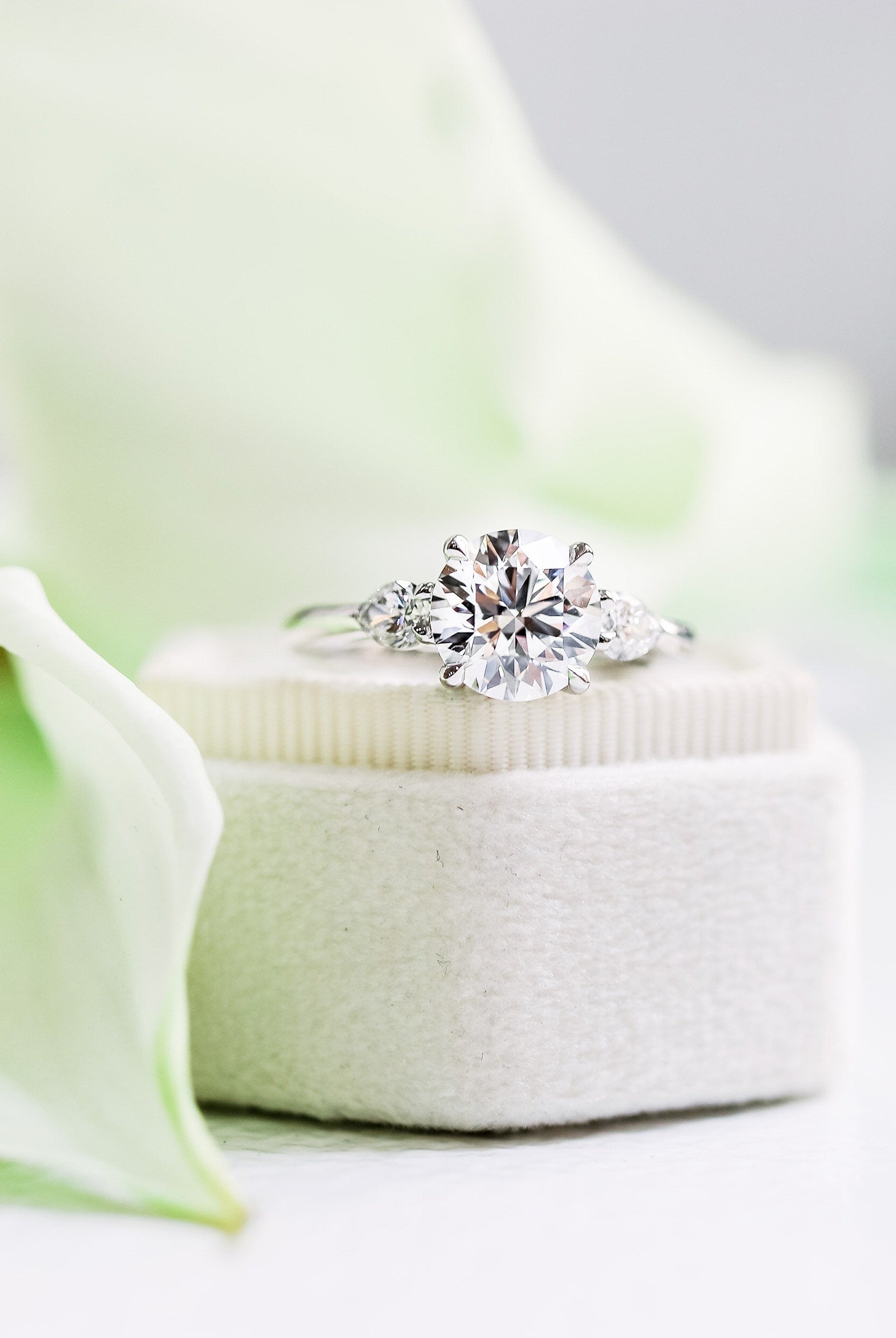 Affordable moissanite wedding jewelry for brides clearance