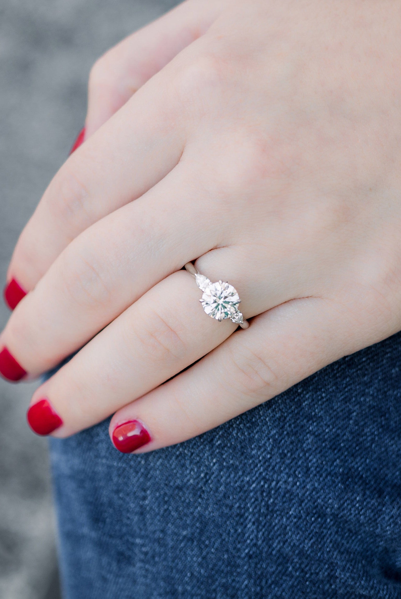 Best moissanite wedding rings for brides clearance