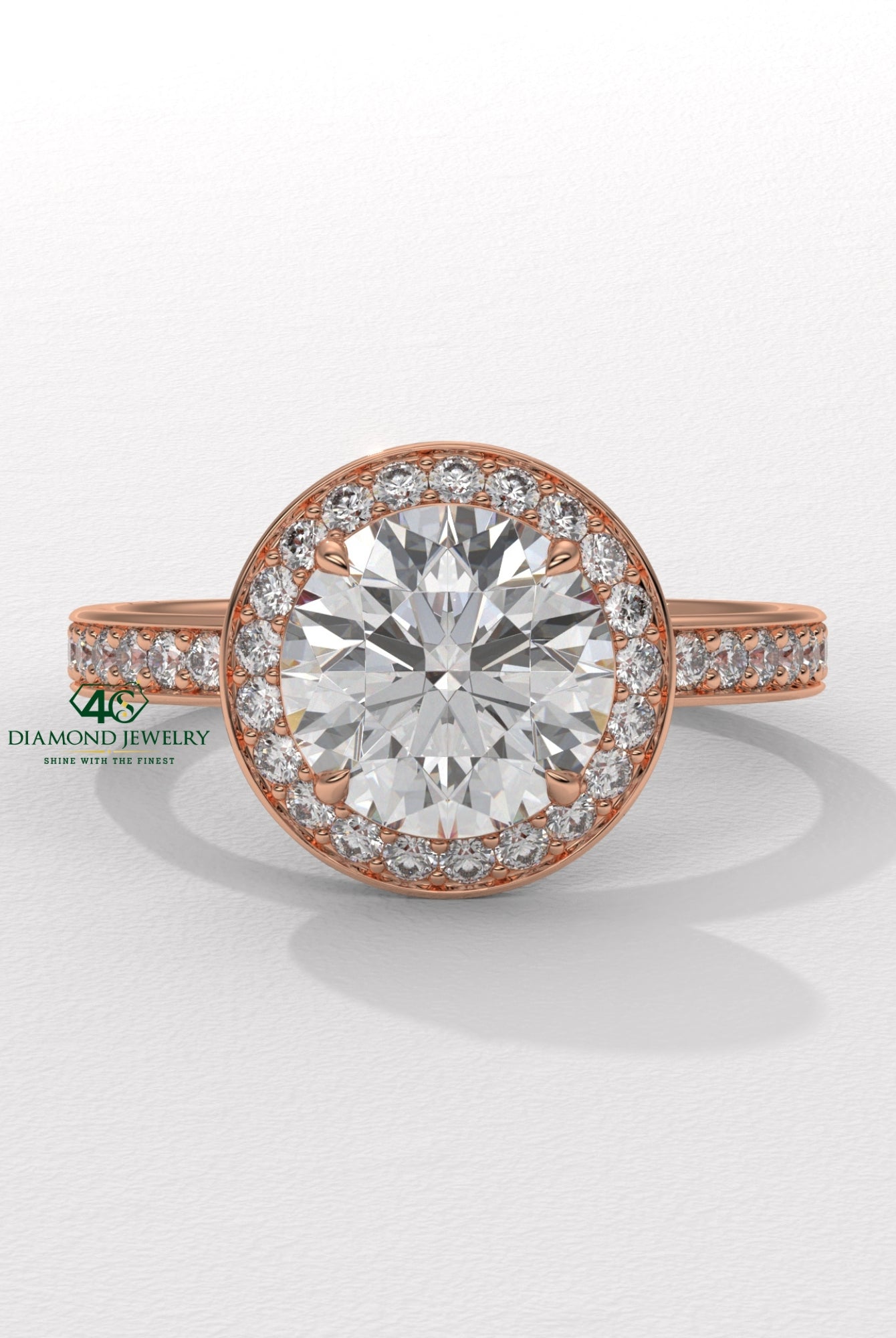 imeless round cut ring, gold round diamond band,round cut engagement ring in gold, gold ring with round diamond, round diamond gold ring setting, delicate round cut ring