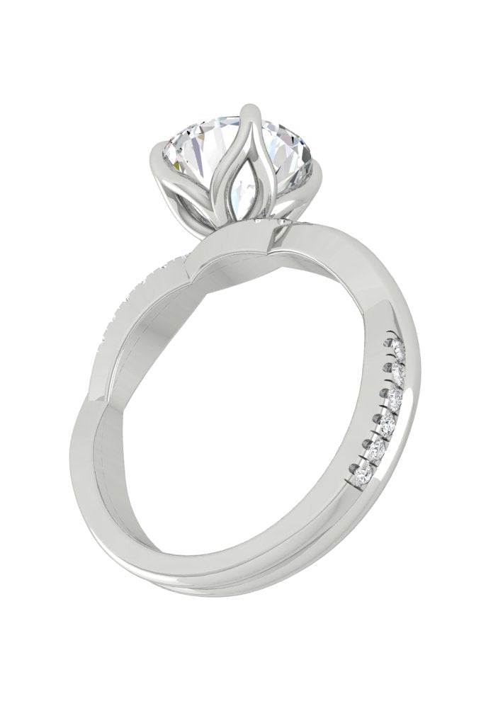round-cut-solitaire-twisted-pave-moissanite-engagement-ring