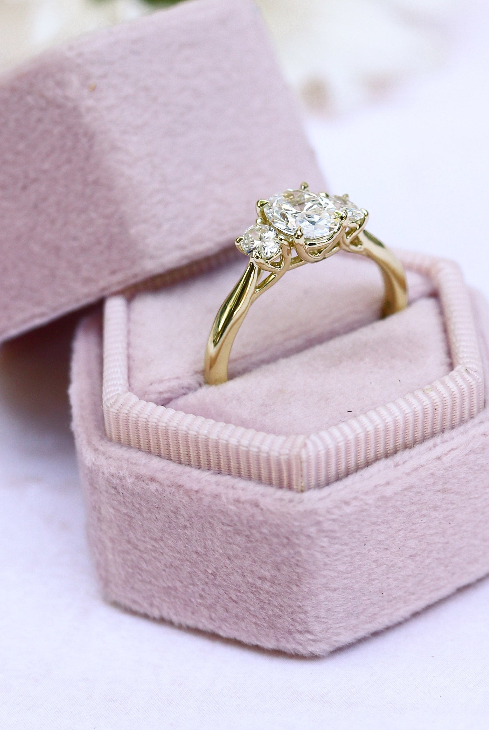 Best moissanite wedding rings for brides on sale