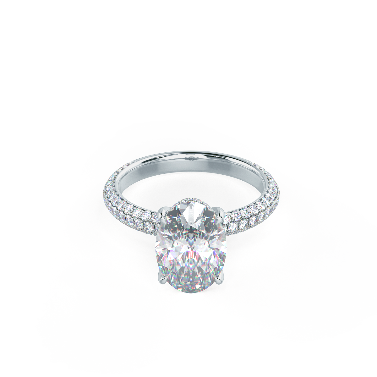 Moissanite diamond vintage pendant necklace