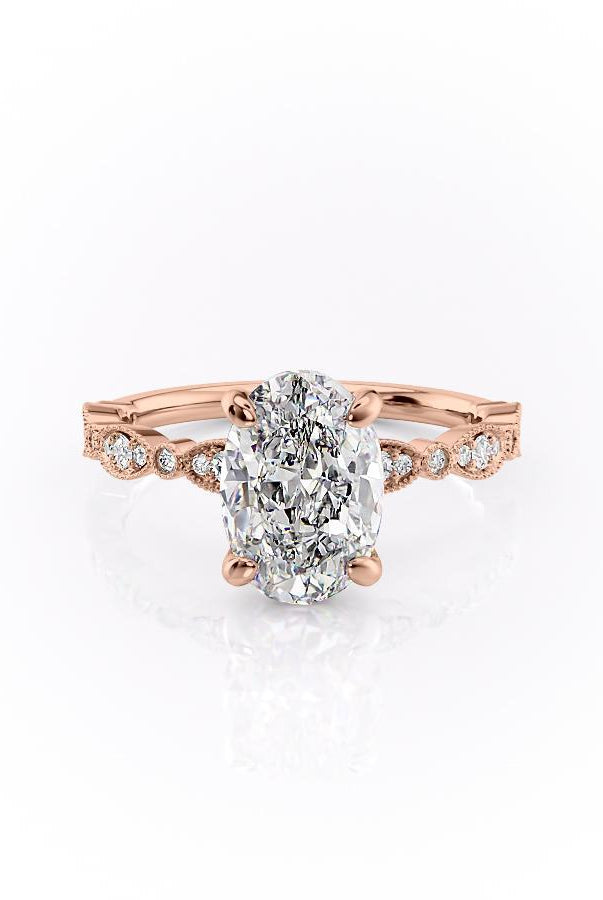 oval-solitaire-milgrain-pave-moissanite-engagement-ring