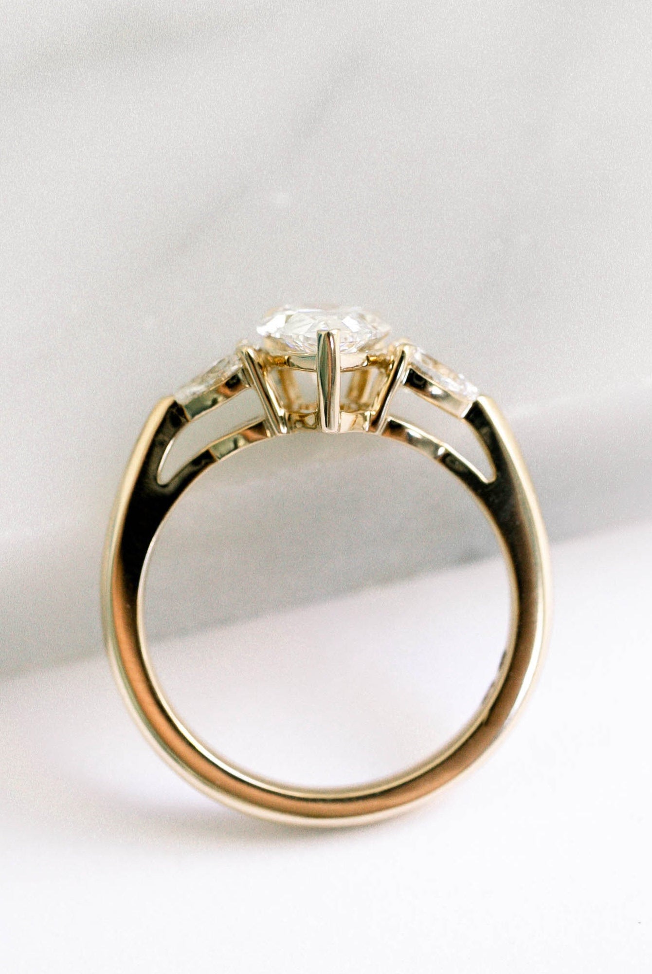 Moissanite Diamond Ring