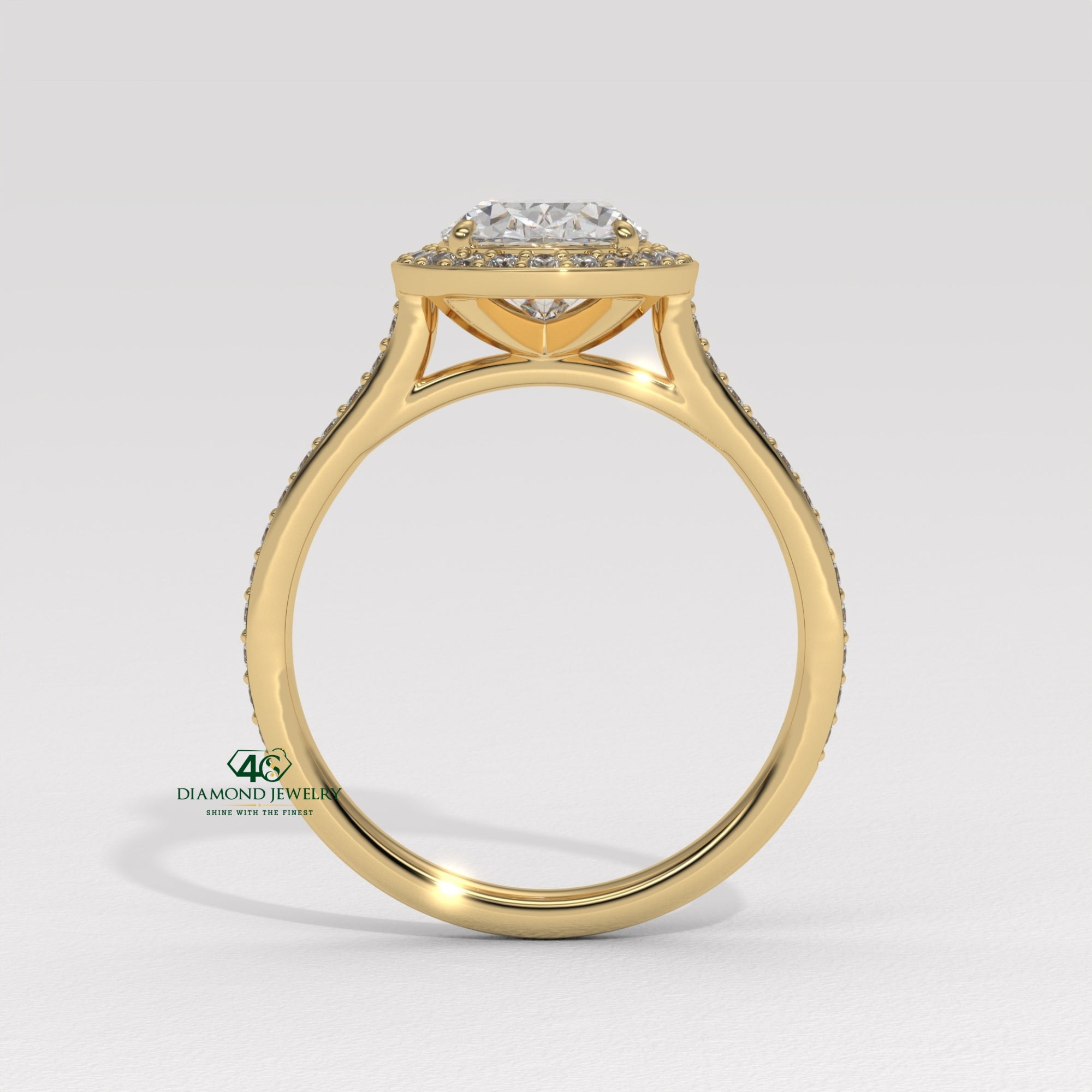 oval diamond three stone ring, oval cut diamond ring setting, oval diamond prong setting, luxury oval diamond ring