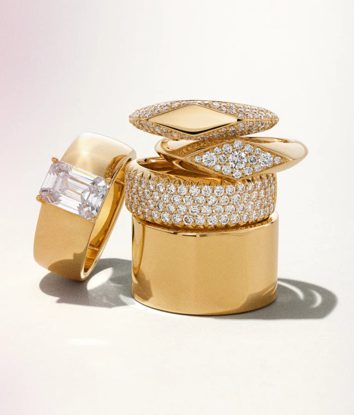 4Cs Diamond Jewelry ~ Bridal Ring Set
